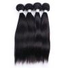 Straight Hair Bundles Hair Weave Bundles 100% Human Hair Bundles Natural Color Remy Hair Bundle Deals 4 Pieces (95Grams Per Piece) - 14'14'14'14'