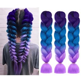 Braids Extensions, Synthetic Hair for Braiding, 24 Inch Hair Strands for Braiding Hair - Q1