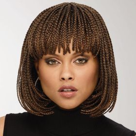 Braid wig female short hair bob head whole top chemical fiber head cover Box Braid Wig - VFFG05