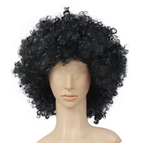 Colorful Clown Costume Wig - Multicolored Clown Wig Costume Accessories for Kids and Adults - Black