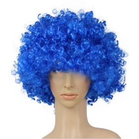 Colorful Clown Costume Wig - Multicolored Clown Wig Costume Accessories for Kids and Adults - Dark blue