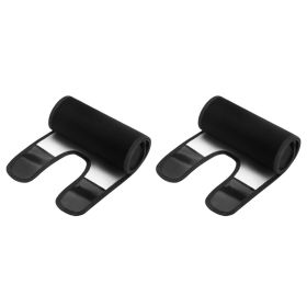 Pair Of Fitness Shaping Belts With Sauna Effect For Thighs And Calves - Black