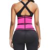 Modeling strap Neoprene Sauna Waist Trainer Corset Sweat Belt for Women Weight Loss Compression Trimmer Tummy Control Strap - black - XL