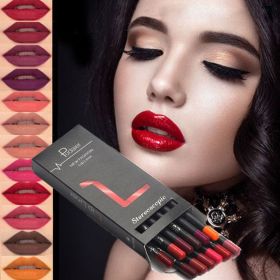 12Pcs Professional Waterproof Lipliner Pencil Smooth Natural Lip Liner Pen Lip Long Lasting Moisturizer Cosmetic Makeup - 12Pcs