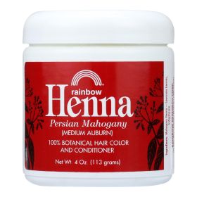 Rainbow Research Henna Hair Color And Conditioner Persian Mahogany Medium Auburn - 4 Oz - Default