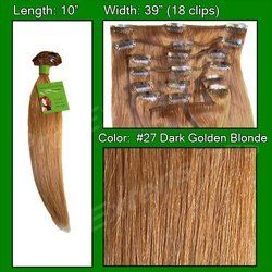 #27 Dark Golden Blonde - 10 inch - PRST-10-27
