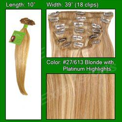 #27/613 Golden Blonde w/ Platinum Highlights - 10 inch - PRST-10-27613