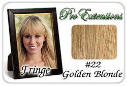 #22 Golden Blonde Pro Fringe Clip In Bangs - PRFR-22