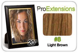 Pro Lace 20", #8 Light Brown - PRLC-20-8