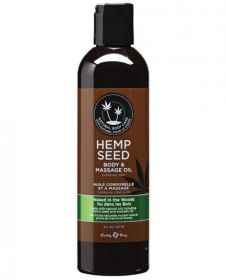Earthly Body Massage Oil Naked In The Woods 8oz - EBMAS022