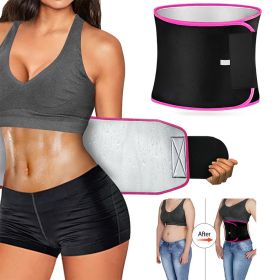 Silver Ion Sweat Slimming Waist Sauna Belt - Yellow