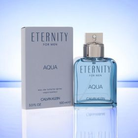 Eternity Aqua by Calvin Klein Eau De Toilette Spray - Men - 3.4 oz