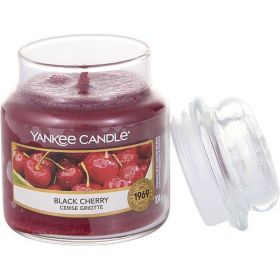 YANKEE CANDLE by Yankee Candle BLACK CHERRY SCENTED SMALL JAR 3.6 OZ - YANKEE CANDLE