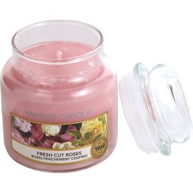 YANKEE CANDLE by Yankee Candle FRESH CUT ROSES SCENTED SMALL JAR 3.6 OZ - YANKEE CANDLE