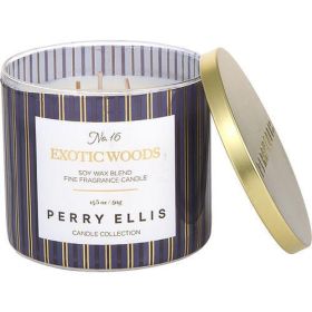 PERRY ELLIS EXOTIC WOODS by Perry Ellis SCENTED CANDLE 14.5 OZ - PERRY ELLIS EXOTIC WOODS