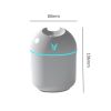 250ML Mini Ultrasonic Air Humidifier USB Essential Oil Diffuser Purifier Aroma Anion Mist Maker - Default Title
