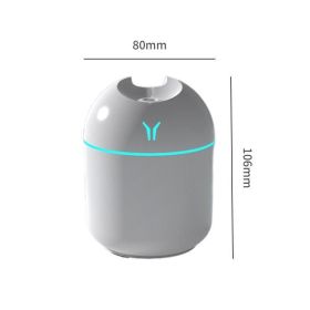 250ML Mini Ultrasonic Air Humidifier USB Essential Oil Diffuser Purifier Aroma Anion Mist Maker - Default Title