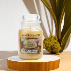 YANKEE CANDLE by Yankee Candle VANILLA CUPCAKE SCENTED LARGE JAR 22 OZ - 275396