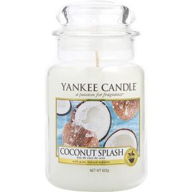 YANKEE CANDLE by Yankee Candle COCONUT SPLASH SCENTED LARGE JAR 22 OZ - 360089