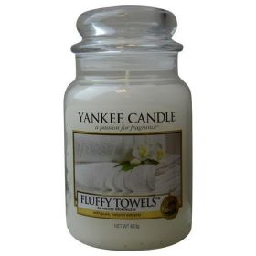 YANKEE CANDLE by Yankee Candle FLUFFY TOWELS SCENTED LARGE JAR 22 OZ - 286979