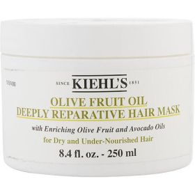 Kiehl's by Kiehl's Olive Fruit Oil Deeply Repairative Hair Mask --238g/8.4oz - AS Picture