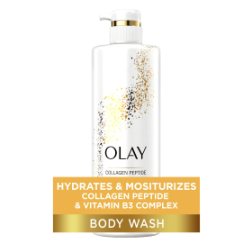 Olay Cleansing & Firming Women's Body Wash with Vitamin B3 and Collagen, All Skin Types, 20 fl oz - Olay