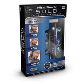 Microtouch Solo Beard Trimmer - Beard Trimmer Trims, Edges, and Shaves All In One! - MicroTouch