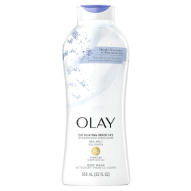 Olay Exfoliating Body Wash with Sea Salts, 22 fl oz - Olay