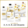 Olay Moisture Outlast Ultra Moisture Shea Butter Beauty Soap Bar 3.75 oz, 8 Count - Olay