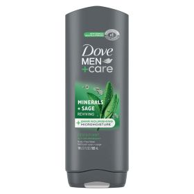 Dove Men+Care Reviving Long Lasting Face and Body Wash, Minerals and Sage, 18 fl oz - Dove