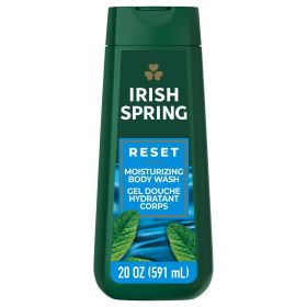 Irish Spring Body Wash, Reset, Cool Menthol & Ocean Breeze Scent, 20 Ounce Bottle - Irish Spring