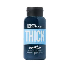 Duke Cannon Thick Body Wash - Midnight Swim - Sea Grass & Sandalwood Scent, 17.5 oz, 1 Bottle - Duke Cannon