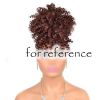 Afro Puff Drawstring Ponytail Synthetic Curly Hair Ponytail Extension Large Size Hair Bun Clip Hair Extensions,Dark Brown - Default