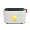 US Warehouse 200ml Flame Humidifier Flame Lights Aroma Diffusers 3D Flame Air Humidifier Ultrasonic Oil Diffuser - White