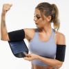 1pc Thin Arm Trimmers (Fit Up To 75kg) For Women; Sauna Sweat Arm Shaper Bands - Silvery