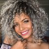 Europe and the United States female short curly hair Exploded head chemical fiber headgear African small volume wig - NFFNYR005