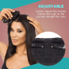 3D Clip-In Bangs Hair Extensions Real Beauty Clip in Bangs 100% French Human Hair Bangs Extensions on Fringe Bangs Natural Color - Platinum Blonde