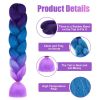 Braids Extensions, Synthetic Hair for Braiding, 24 Inch Hair Strands for Braiding Hair - Q5
