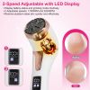 17Pcs Electric Foot Callus Remover with Vacuum Foot Grinder Rechargeable Foot File Dead Skin Pedicure Machine - White