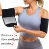 1pc Thin Arm Trimmers (Fit Up To 75kg) For Women; Sauna Sweat Arm Shaper Bands - Silvery