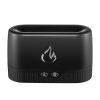 Drop Shipping Flame Humidifier Aroma Diffusers Machine Home Bedroom Silent Essential Oil Flame Aroma Diffuser - Black