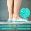 Shower Foot Scrubber Foot Massager Exfoliation Cleaner Mat Improve Foot Circulation Scrubber Foot Pain Relief Mat - Aqua