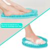 Shower Foot Scrubber Foot Massager Exfoliation Cleaner Mat Improve Foot Circulation Scrubber Foot Pain Relief Mat - Aqua