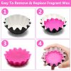 50Pcs Wax Melt Warmer Liners Reusable Leak-proof Candle Tray Liner for Scented Wax Electric Wax Warmers Plug in Warmers - Black