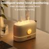 200ml Flame Humidifier Three Color LED Light Air Humidifier Smart Timing Electric Aromatherapy Diffuser Simulation Fire Effect - green - China