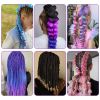 Braids Extensions, Synthetic Hair for Braiding, 24 Inch Hair Strands for Braiding Hair - Q5
