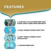 Amope Pedi Perfect Pro Rechargeable Foot File, Dual- Speed with Diamond Crystals, 1 Count - Amope