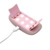 Portable 6W LED Phototherapy Nail Gel Lamp - WHITE