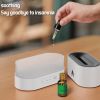 USB Simulation Flame Night Light with 250ML Water Tank Humidifier Aroma Diffuser Home Office Bedroom Car Atmosphere Desk Lamp - China - black