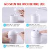 250ML Mini Ultrasonic Air Humidifier Romantic Light USB Essential Oil Diffuser Car Purifier Aroma Anion Mist Maker With LED Lamp - White